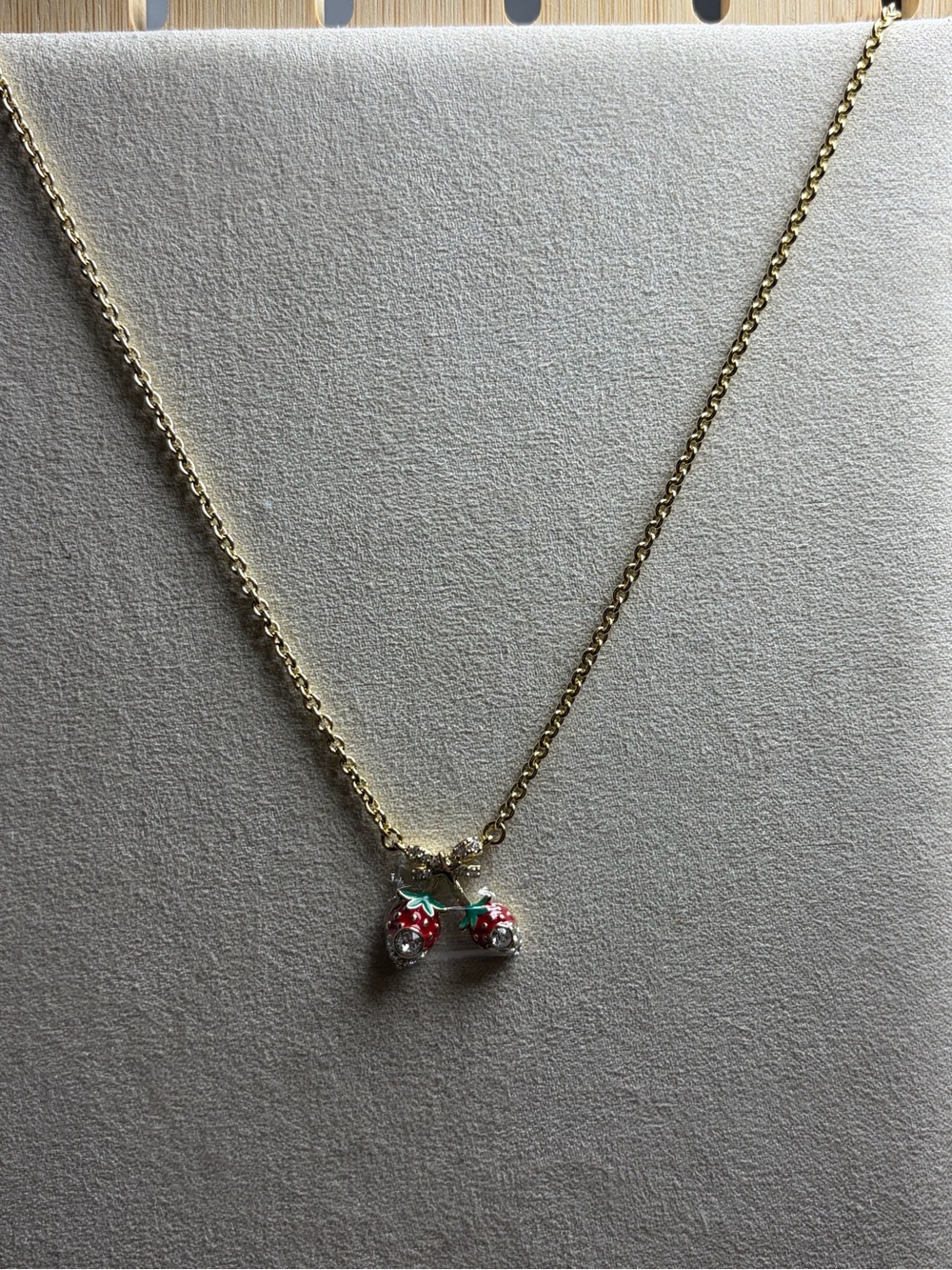 Strawberry necklace